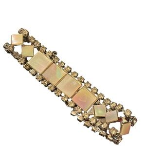 Vintage abalone shell bracelet